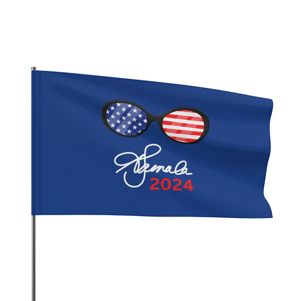 Cool Kamala Signature 2024 - Flag