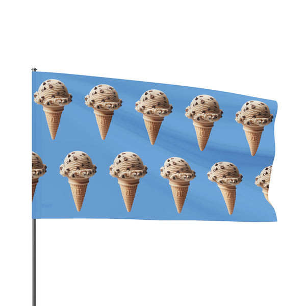 Joe's Chocolate Chip Ice Cream Cone - Flag