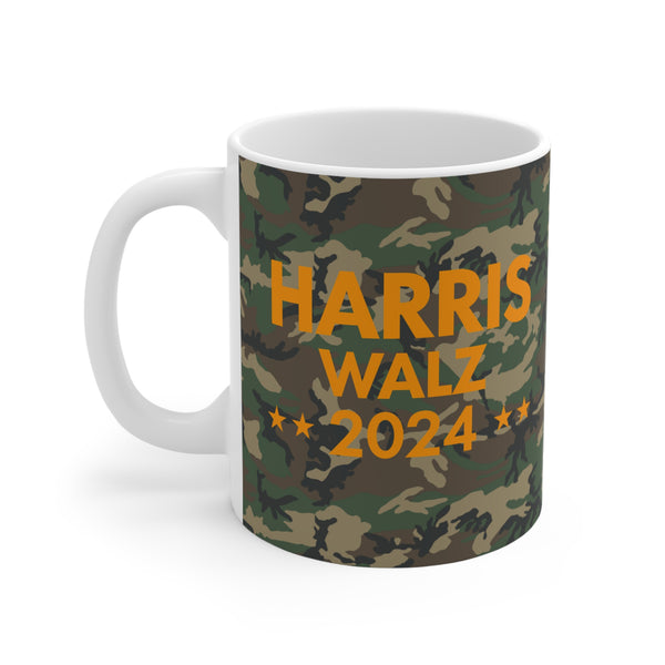 Harris & Walz 2024 Camo - Mug