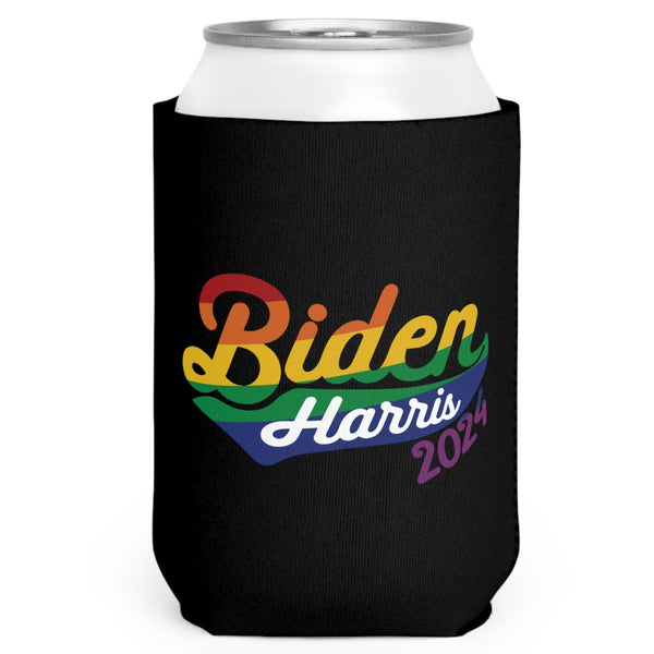 Biden Harris Rainbow 2024 - Can Cooler Sleeve