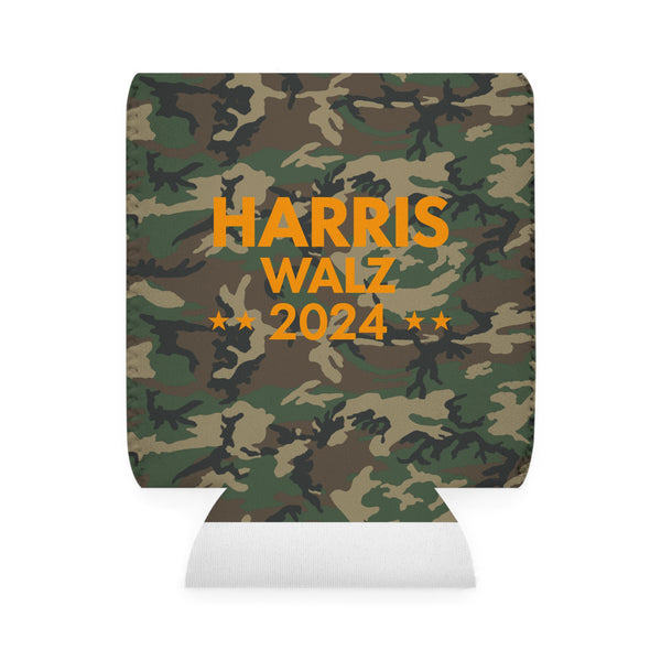 Harris & Walz 2024 Camo - Can Cooler Sleeve