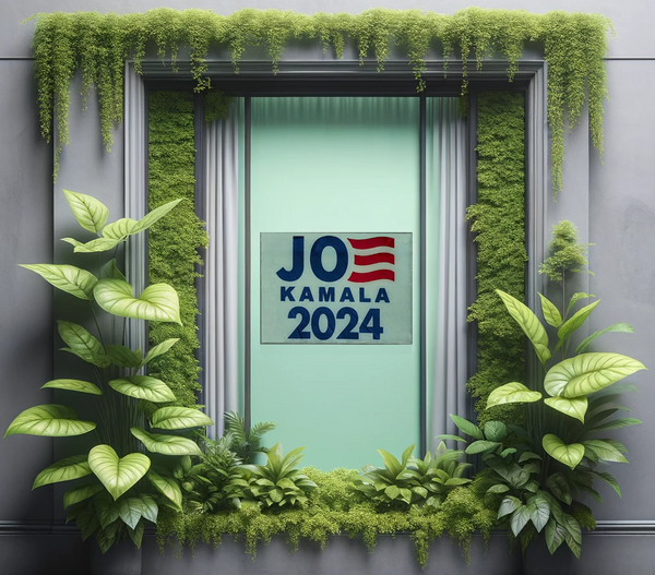 Joe Kamala 2024 Window Cling - Sign