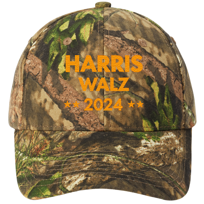 Harris Walz 2024 Camo Cap Embroidered Hat Balance of Power