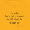 He Who Hath Not A Uterus Should Shut The Fucketh Up Fallopians - Shirt - Balance of Power