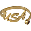 Kamala's Gold USA Ring - 14K Gold Plated Jewelry - Balance of Power