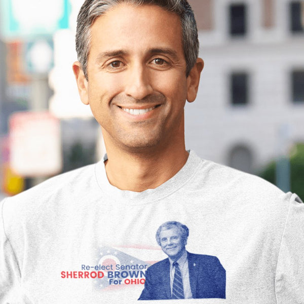 Re-elect Senator Sherrod Brown for Ohio - Shirt - Balance of Power