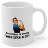 Roevember is Coming. Vote Like a Girl. - Mug - Balance of Power